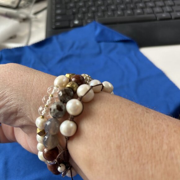 Silpada "Down to Earth" Stretch Bracelet B3168 - Picture 7 of 7